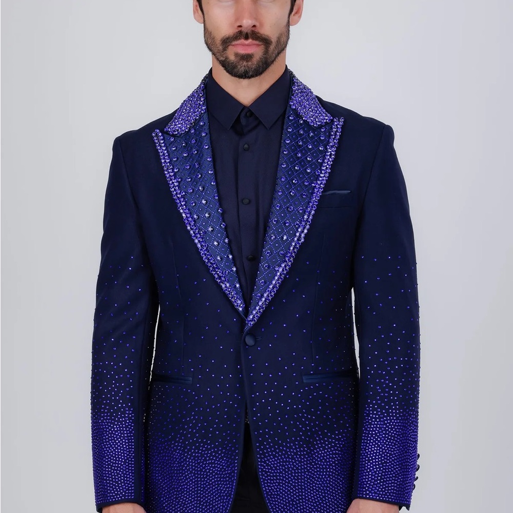 Elegant Blue Men's Blazer